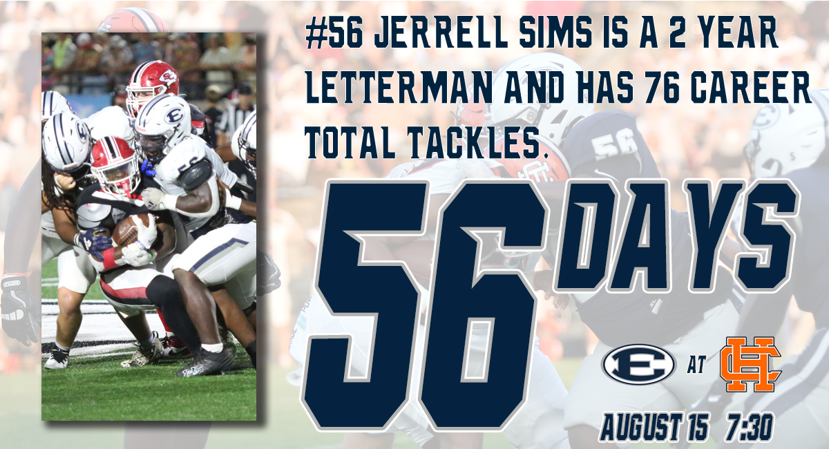 56 Days until the Blue Devils kick off the 2025 season by travelling up highway 77 to visit Hart County! #hornsup