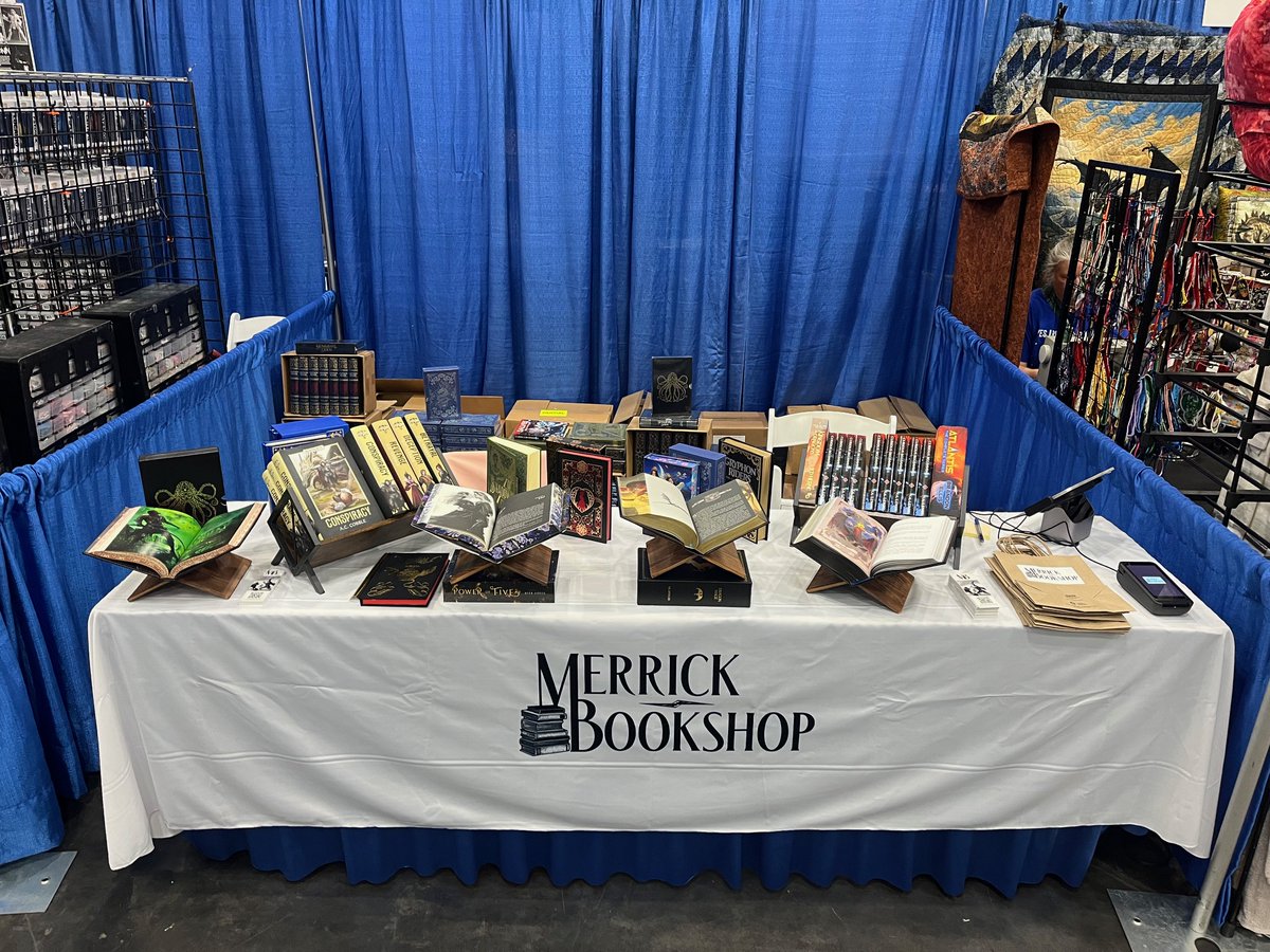 We're at Houston Comicpalooza all weekend, Booth 2133 in the Dealer Room. It's our first ever in person event, and we do books not booths, so come on down and laugh at us (then buy some gorgeous editions).