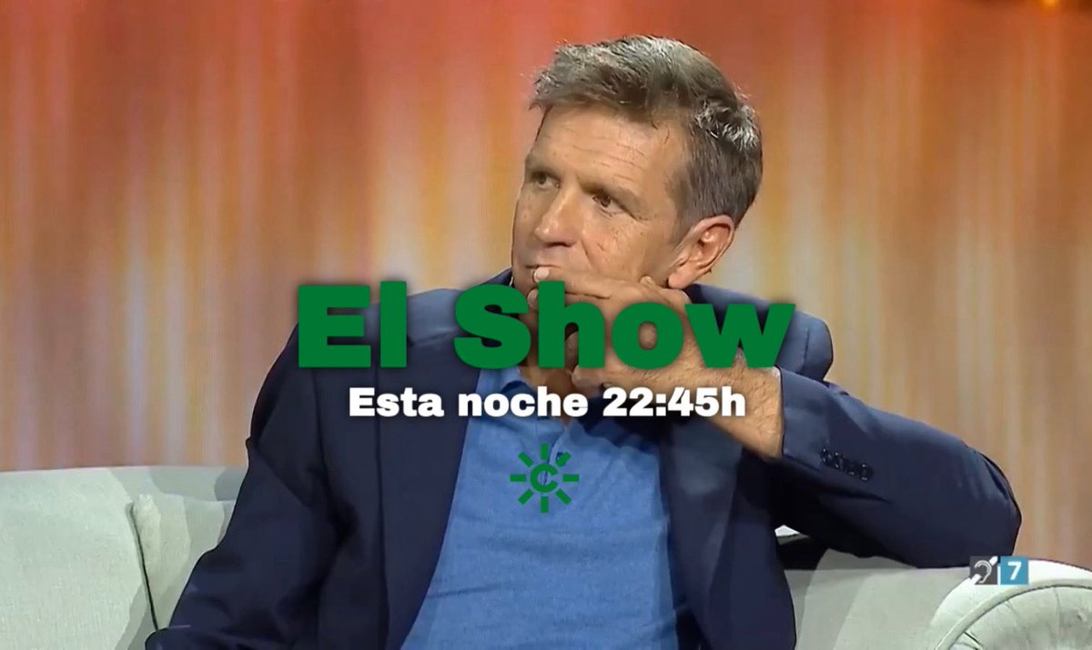 NUEVO PROGRAMA | <a href="/elshowdebertin/">El Show</a> esta noche a las 22.45h en <a href="/canalsur/">CanalSur</a> con <a href="/mdelcordobes/">El Cordobés</a> ¡No te lo pierdas! 

#ElShowCSur 🤣