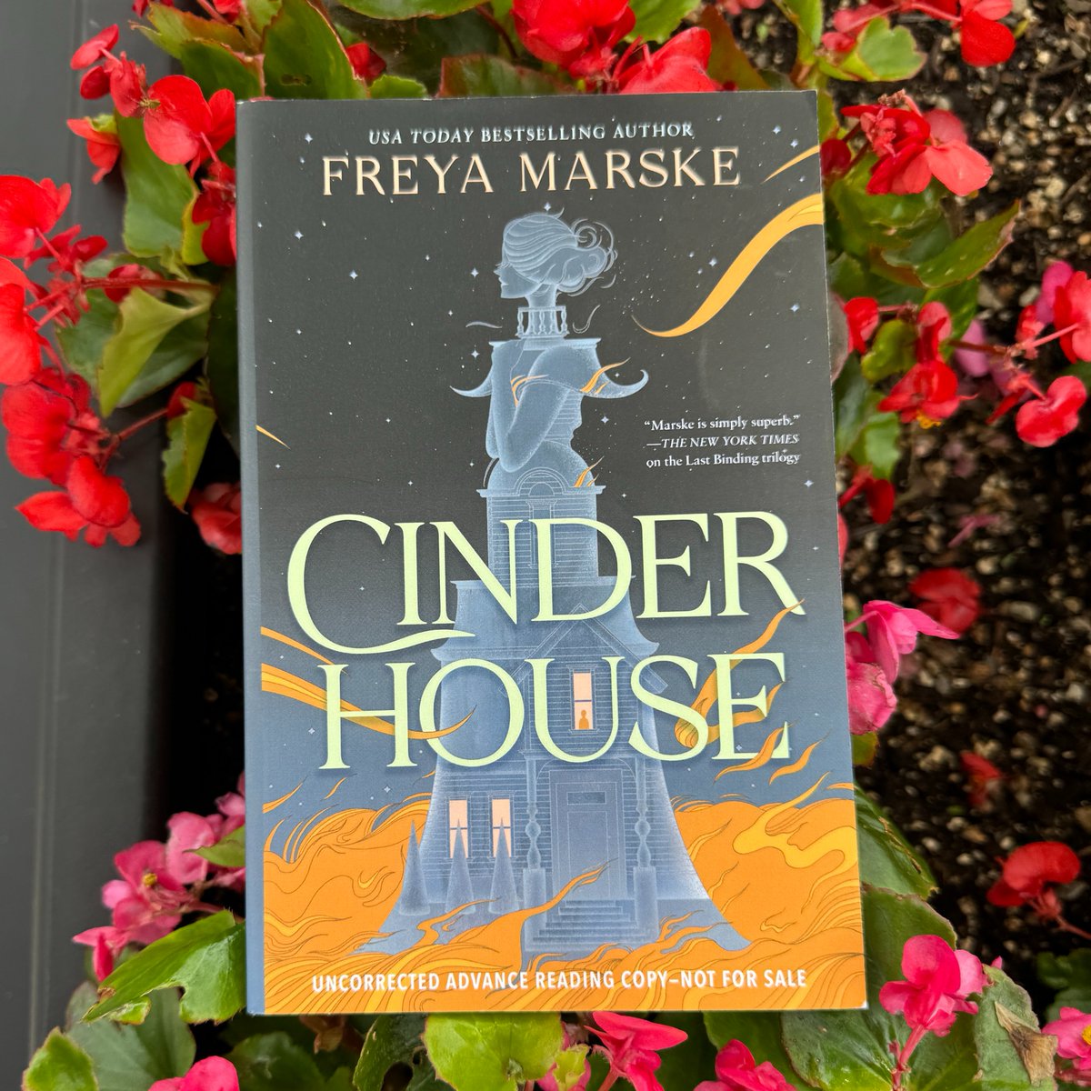 TorDotComPub's tweet image. "Absolutely delightful. One of the most unusual fairy-tale retellings I've seen in a hen's age. I enjoyed it enormously!" — @UrsulaV, New York Times bestselling author on Cinder House by @freyamarske