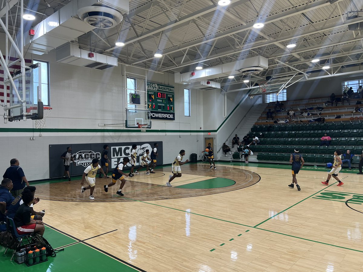 Game 6 Morton vs. West Lowndes underway. 
Meridian CC Men’s Basketball Team Camp