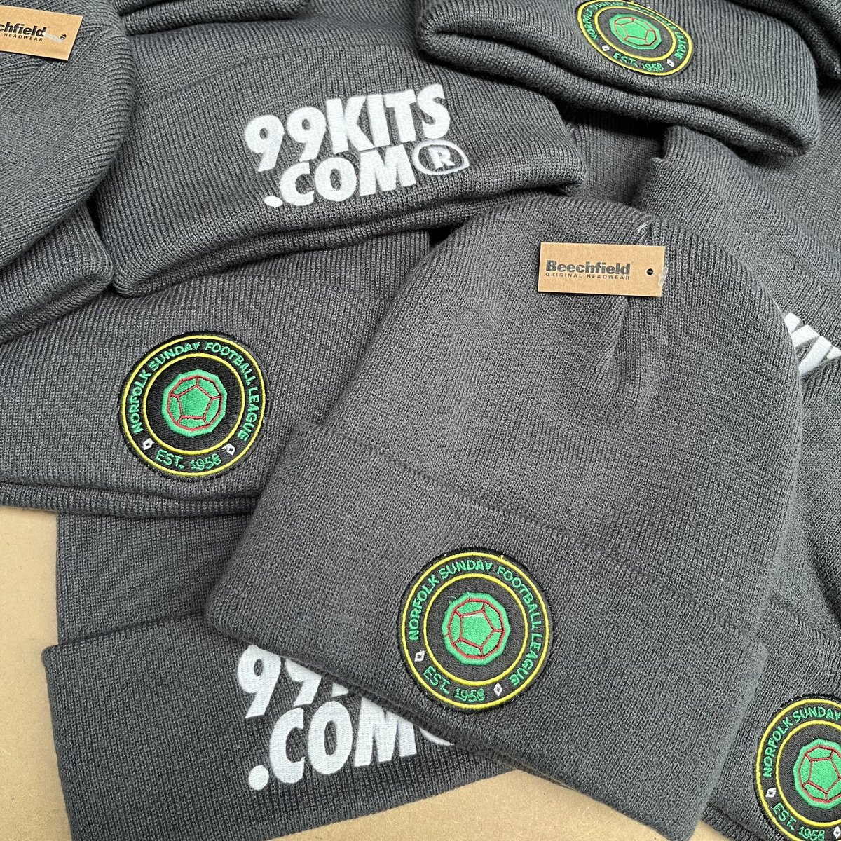 99kits.com // Norwich (@99kits_com) on Twitter photo Dual branded beanies for <a href="/NorfolkSundayFL/">Norfolk Sunday Football League</a> as part of our league sponsorship ⚽️
#99Kits #YourUltimateKitPartner Dual branded beanies for <a href="/NorfolkSundayFL/">Norfolk Sunday Football League</a> as part of our league sponsorship ⚽️
#99Kits #YourUltimateKitPartner