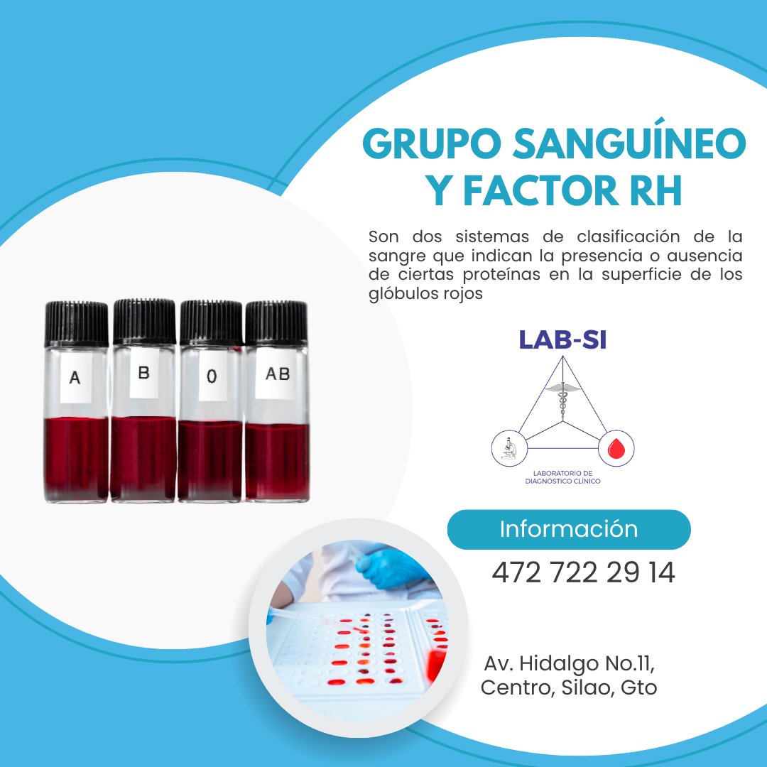 laboratoriolab3's tweet image. #GrupoSanguíneo y #FactorRH 

A sus órdenes para más información al 472 722 29 14