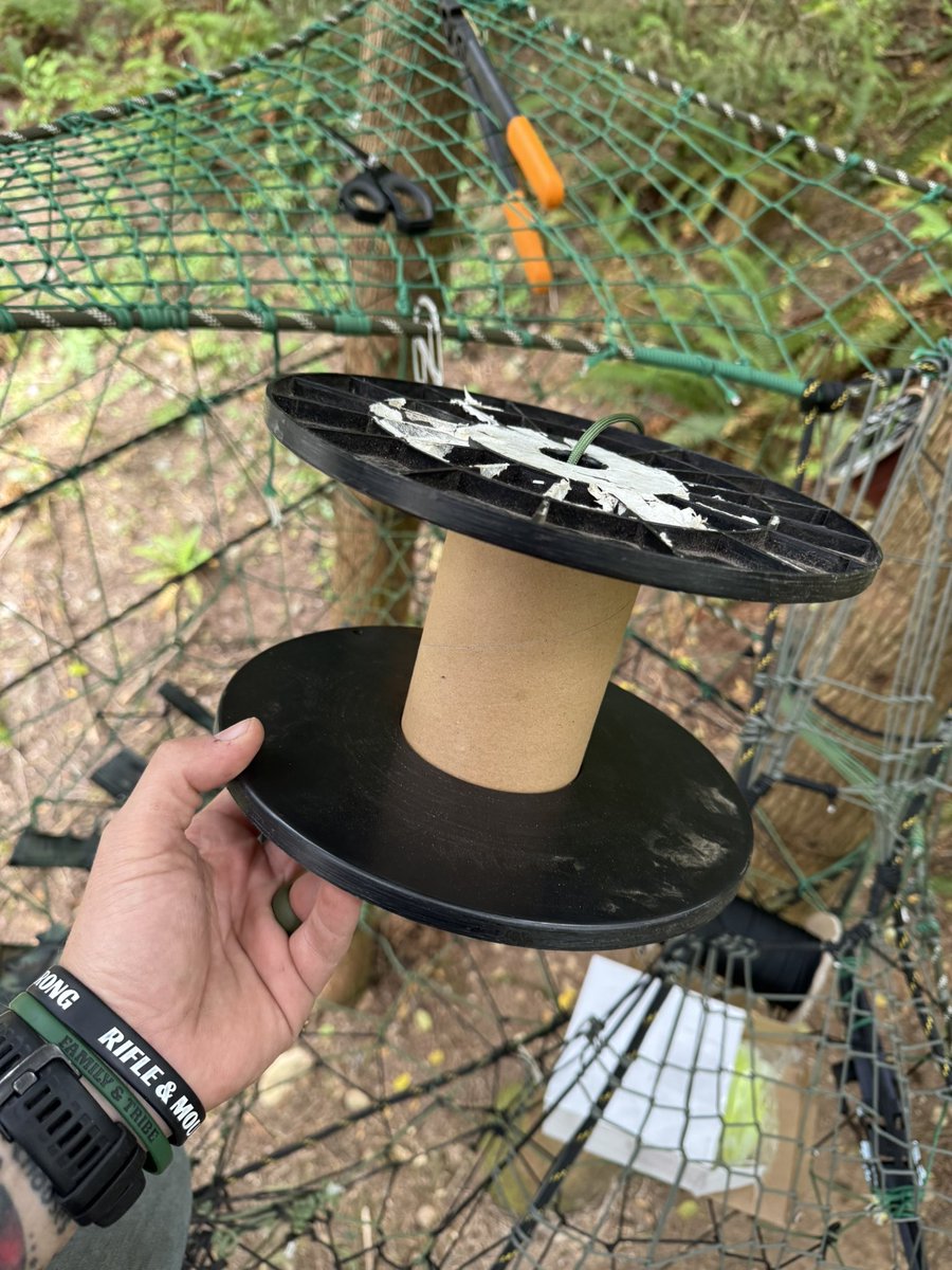 pnwguerrilla's tweet image. Well i am at least 1,000 feet of 550 cord into this tree fort