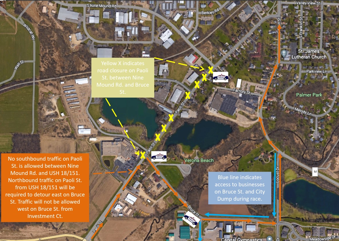 ⛔️Traffic Alert – June 21
Due to the Wisconsin Triterium Triathlon, road closures and traffic rerouting will be in effect tomorrow, June 21, from 6:30 a.m. to 1:00 p.m.
Check out facebook.com/share/16P5uxEG… for more details.