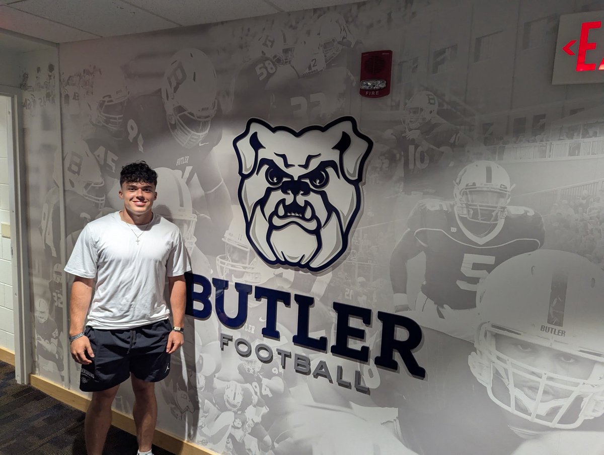 Aiden βAJβ Jobe (@ajjobe2) on Twitter photo After a great visit and amazing conversation with <a href="/CoachJohnson64/">Colin Johnson</a> I am extremely blessed and grateful to have received my first offer to play at the next level <a href="/ButlerUFootball/">Butler Football</a> <a href="/FBCoachMitch/">Coach Alex Mitchell</a> <a href="/coachklynch/">Kevin Lynch</a> <a href="/JoeCheshire/">Joe Cheshire</a> <a href="/TyMorganFB/">Ty Morgan π</a> <a href="/jordan_peterson/">Jordan Peterson</a> <a href="/BHSdogsfootball/">BHS Football</a> <a href="/Coach_Lantz/">Eric Lantz</a> After a great visit and amazing conversation with <a href="/CoachJohnson64/">Colin Johnson</a> I am extremely blessed and grateful to have received my first offer to play at the next level <a href="/ButlerUFootball/">Butler Football</a> <a href="/FBCoachMitch/">Coach Alex Mitchell</a> <a href="/coachklynch/">Kevin Lynch</a> <a href="/JoeCheshire/">Joe Cheshire</a> <a href="/TyMorganFB/">Ty Morgan π</a> <a href="/jordan_peterson/">Jordan Peterson</a> <a href="/BHSdogsfootball/">BHS Football</a> <a href="/Coach_Lantz/">Eric Lantz</a>