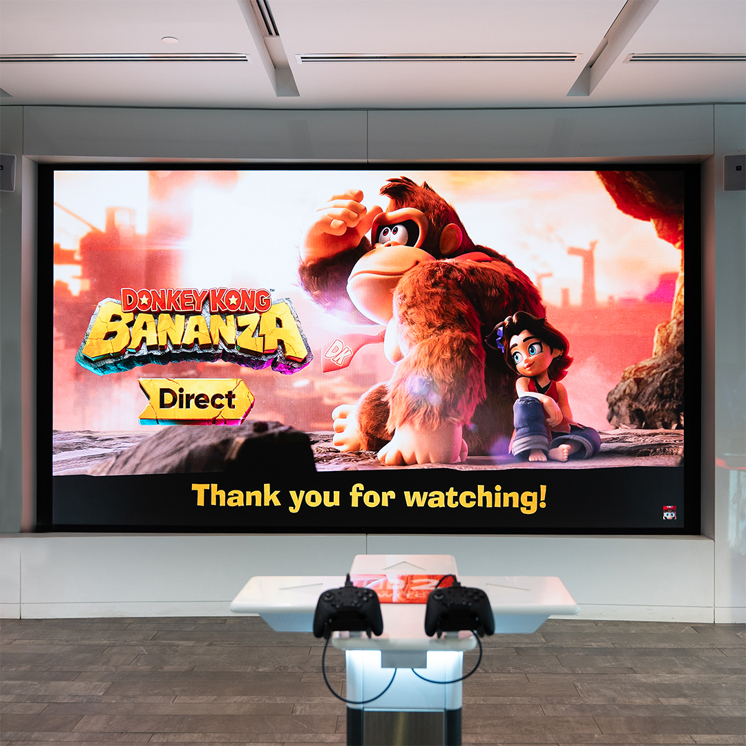 NintendoStoreUS's tweet image. Thanks for swinging by Nintendo NEW YORK this past Wednesday to view the #DonkeyKongBananza Direct!
What surprised you most about this presentation? 🍌