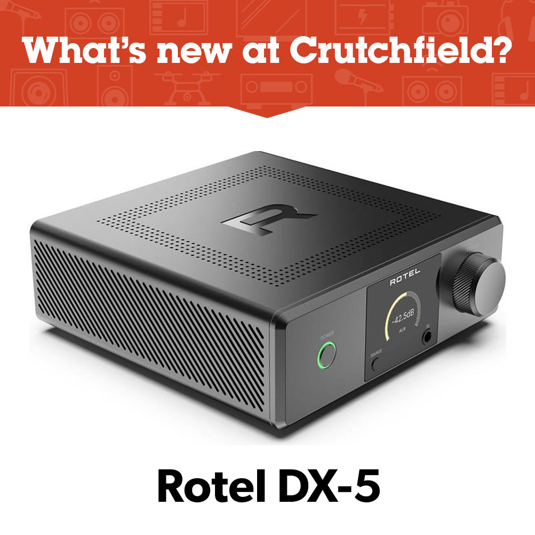 A stereo system built around an integrated amplifier is perfect for a serious music lover. 🎶 Rotel's DX-5 integrated amp combines robust Class AB amplification with analog and digital connections. 🔗 Shop now:  crutchfield.com/r/F66