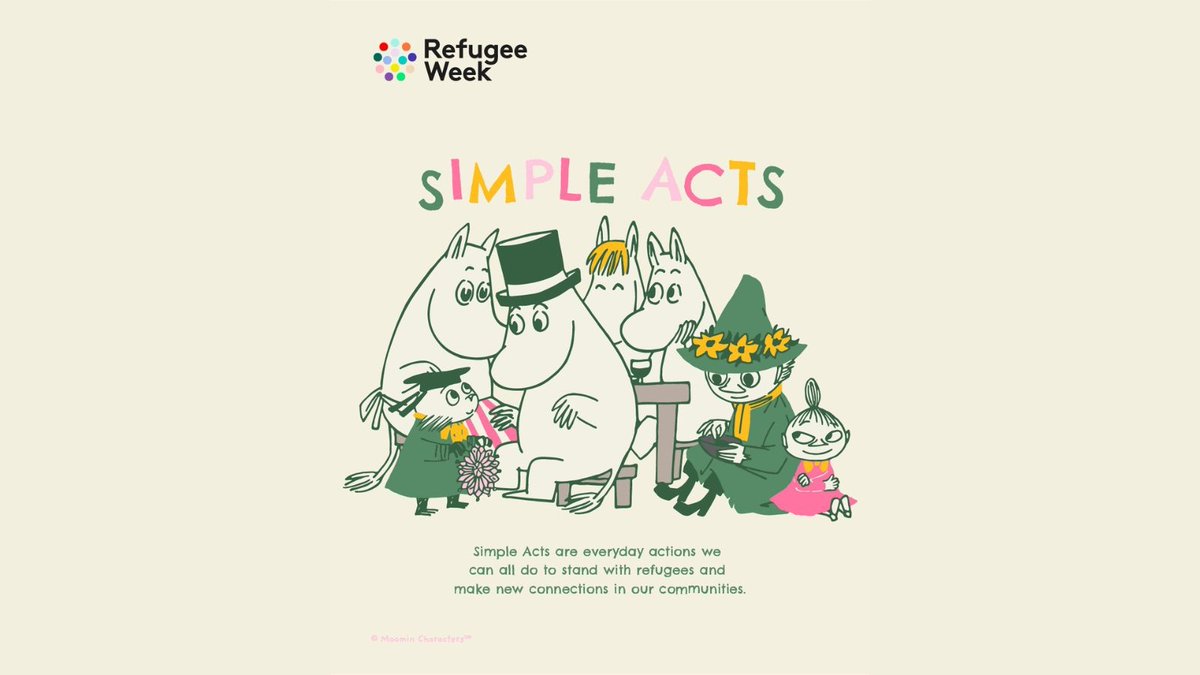 Are you wondering what you could do this #WorldRefugeeWeek (16-22 June) ?  

🤝You can support through #SimpleActs. 
Bonding over music, checking on a neighbour, or making a new friend in your community-there’s so much you can do! 

More &amp; Events calendar: lght.ly/071fm2m