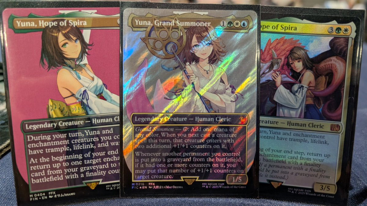 Collector booster rips

Guess I'm a Yuna stan