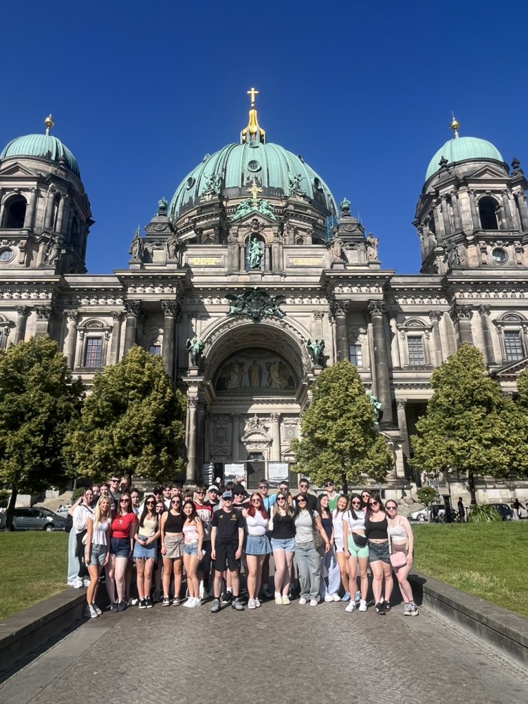 Day one in Berlin was a hit! Massive thanks to our fabulous guide David for showing us what the city has to offer🇩🇪#BerlinGHS