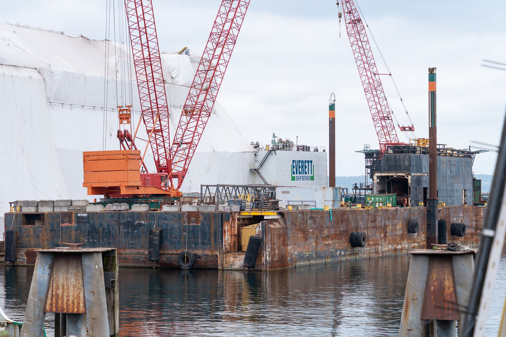 SeattlePartners's tweet image. Greater Seattle Partners toured Everett Ship Repair to see where WA’s new hybrid ferries could be built.
Keeping the $1.3B investment local (per vessel):
🔹 1,298 jobs
🔹 $131M wages
🔹 $338M business revenue
🔹 $32M in taxes
portofeverett.com/news_detail_T3…