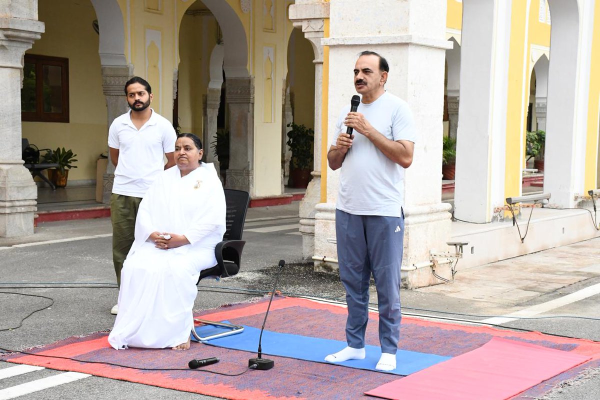 You Cannot Always Control What Goes On Outside.
But You Can Always Control What Goes On Inside.
Happy International Yoga Day.