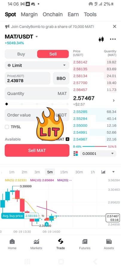 Bl0ckverseNomad's tweet image. 📦 Unlock free #Matchain $MAT rewards today!
🎯 Check here: airdrop.matchains.network
💫 #MAT Max Supply: 100 million
💥 #MAT Total Supply: 40 million
🎁 Airdrop: 3.75% of Total &amp;amp; 1.5% of Max