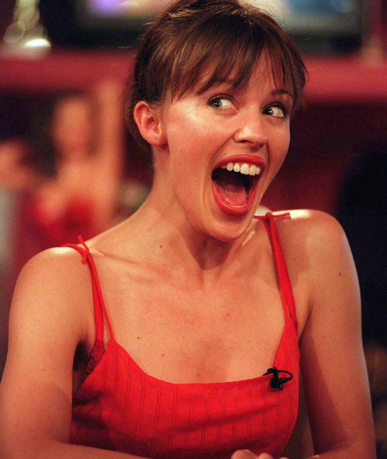 20 June 1997 • Kylie Minogue on TFI Friday.