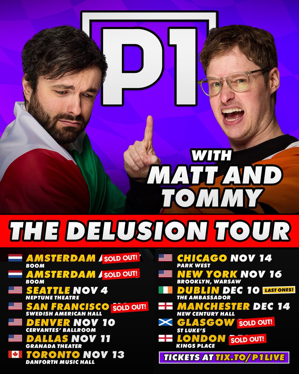 P1 with Matt & Tommy tweet media