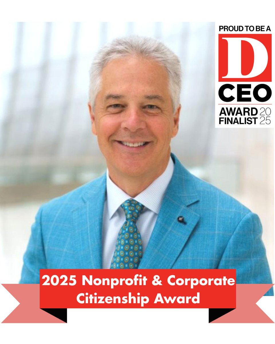 🎉 Congrats to our Team Captain, Dave Woodyard, on being nominated for D CEO Magazine's 2025 Nonprofit &amp; Corporate Citizenship Awards! Awards ceremony will be late July and all will be featured in the August Issue.
