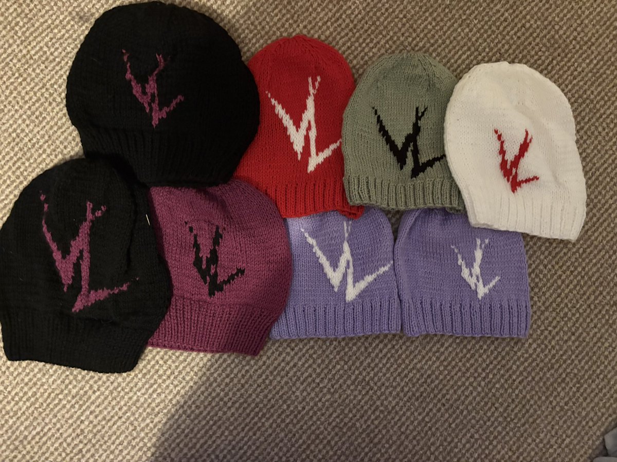 Been making a few IWTV hats lately! Trying to get the pattern just right! I love the Vampire Lestat logo and doesn’t it look great in a hat?!