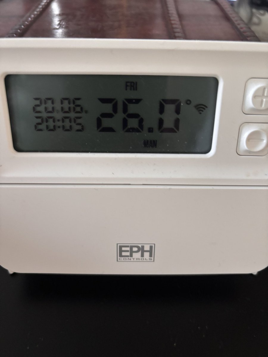 Current temperature in my living room. Every window is open 🥵