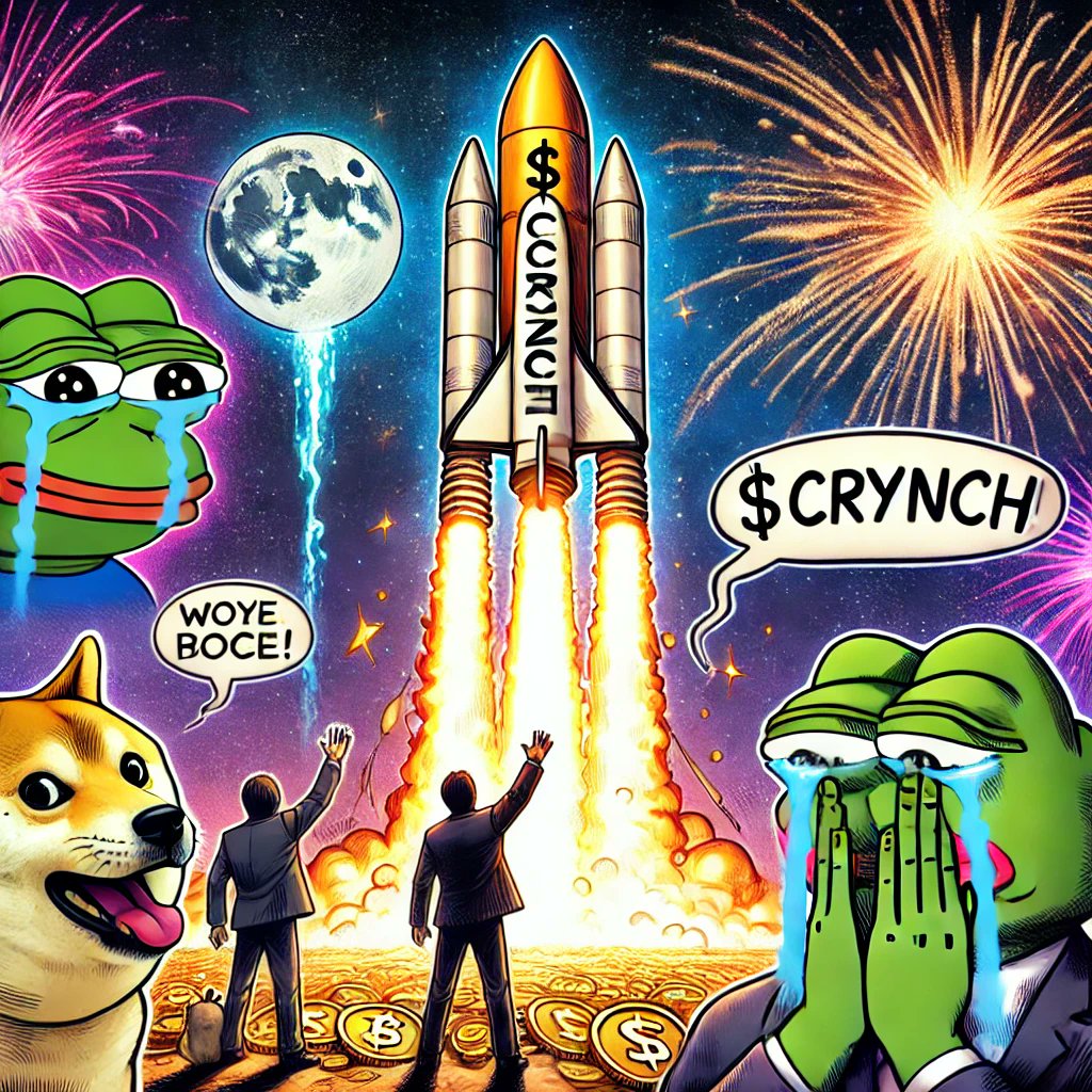 Cryptgirl15's tweet photo. $CRYNCH isn’t backed by gold.
It’s backed by bad decisions, meme energy, and the unstoppable will of degens who never learn.

$DOGE walked. $PEPE ran.
$CRYNCH? It sobbed… and then skyrocketed 🥹🚀
#CRYNCHSeason #MemeCoinMadness#CRYNCH #Crypto #Memecoin #CRYNCHthread @CRYNCHCoin https://t.co/N7LWryJink