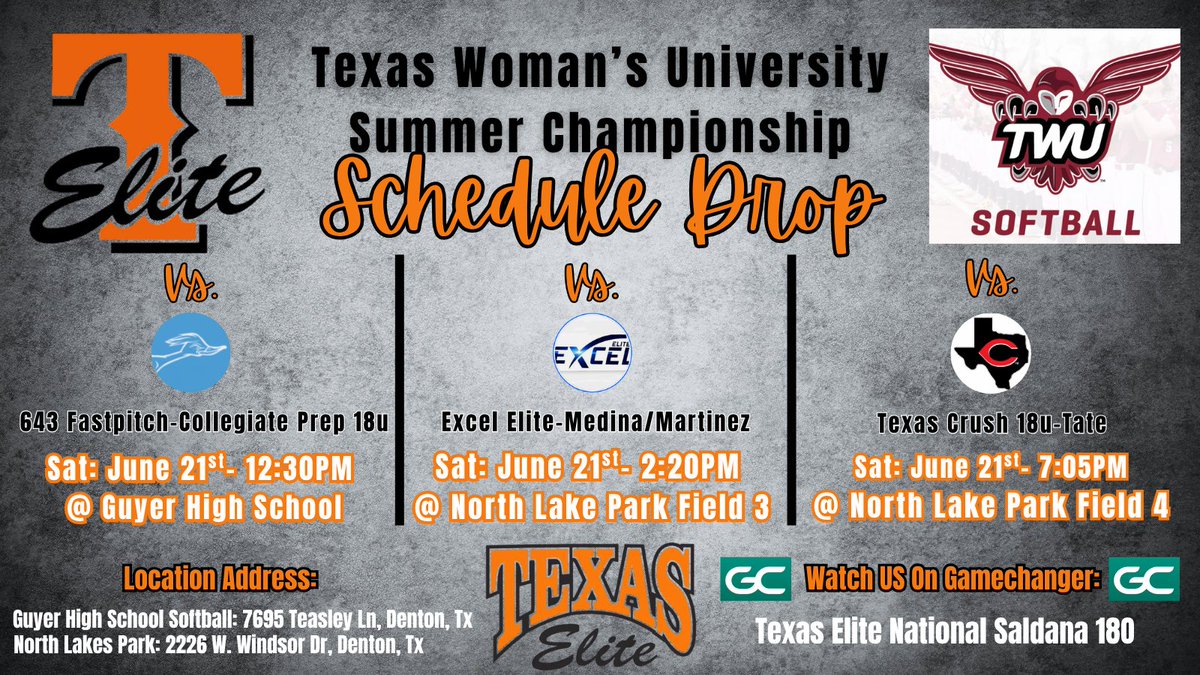 Emeri Ream_'26 OF/IB/UTL (@emeri_ream_19) on Twitter photo Can't Wait to get on the field with these ladies! If your in the DFW area, come check us out or watch on GameChanger! <a href="/TexasEliteFP/">Texas Elite Fastpitc</a> Can't Wait to get on the field with these ladies! If your in the DFW area, come check us out or watch on GameChanger! <a href="/TexasEliteFP/">Texas Elite Fastpitc</a>