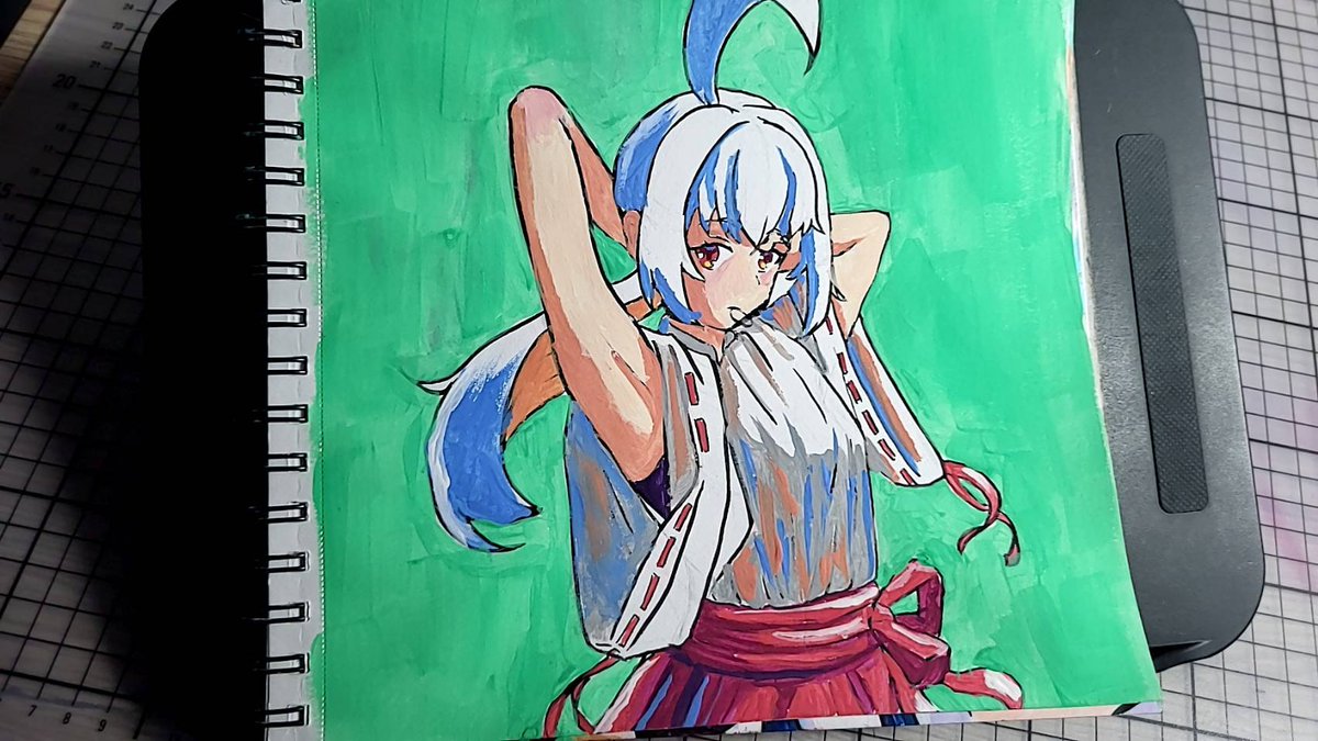 Eve9Dex's tweet image. ⛩️
My OC Eve
#traditionalart
