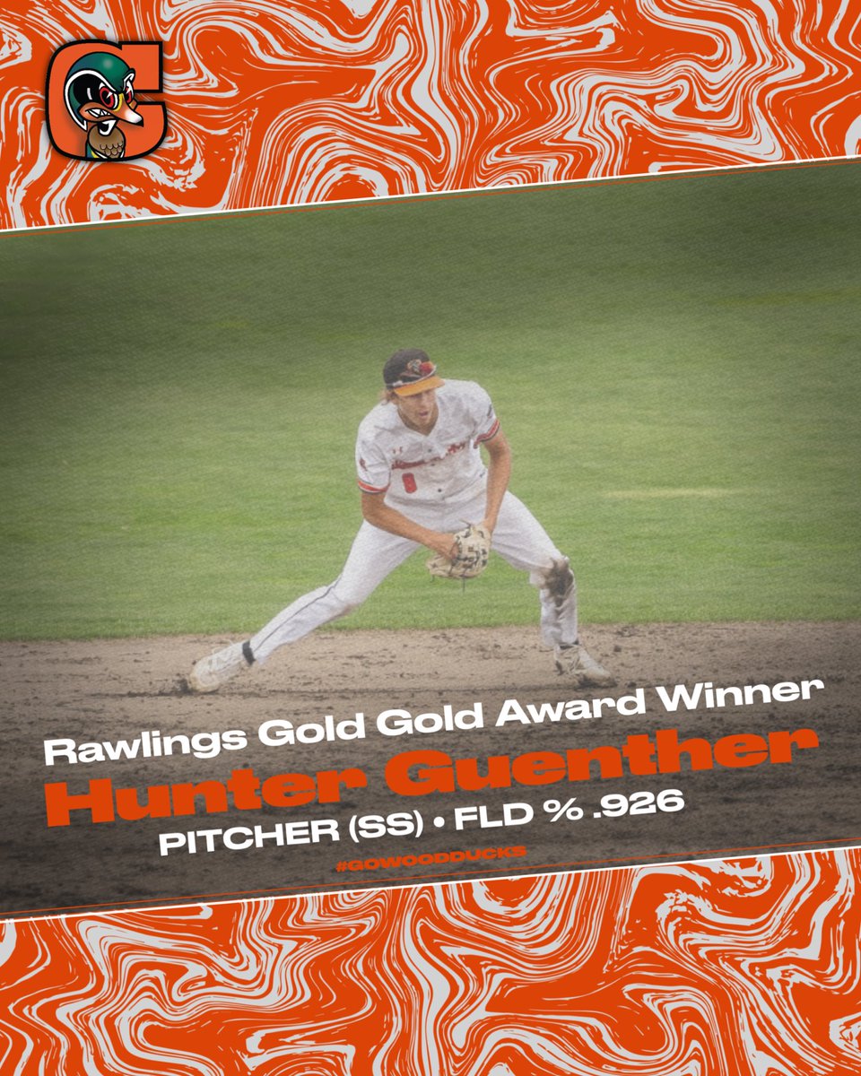 Congrats to Seth Nelson and Hunter Guenther on being named a 2025 Rawlings Gold Glove Award Winner!
