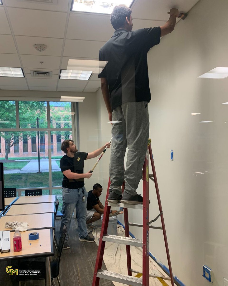 Hope you're enjoying your summer, Patriots! 🏖️ 

While campus is a little quieter, our amazing Building Services team is still hard at work on some big summer renovations, making sure everything’s in top shape for your return this fall! 🛠️💪

 #MasonNation