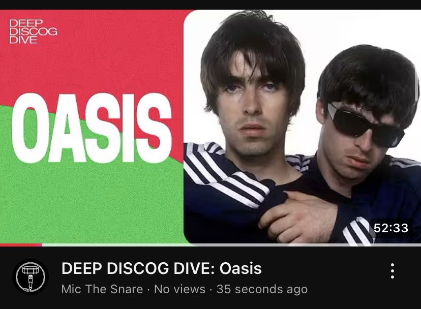 days of asking mic the snare to remake oasis DDD tweet media