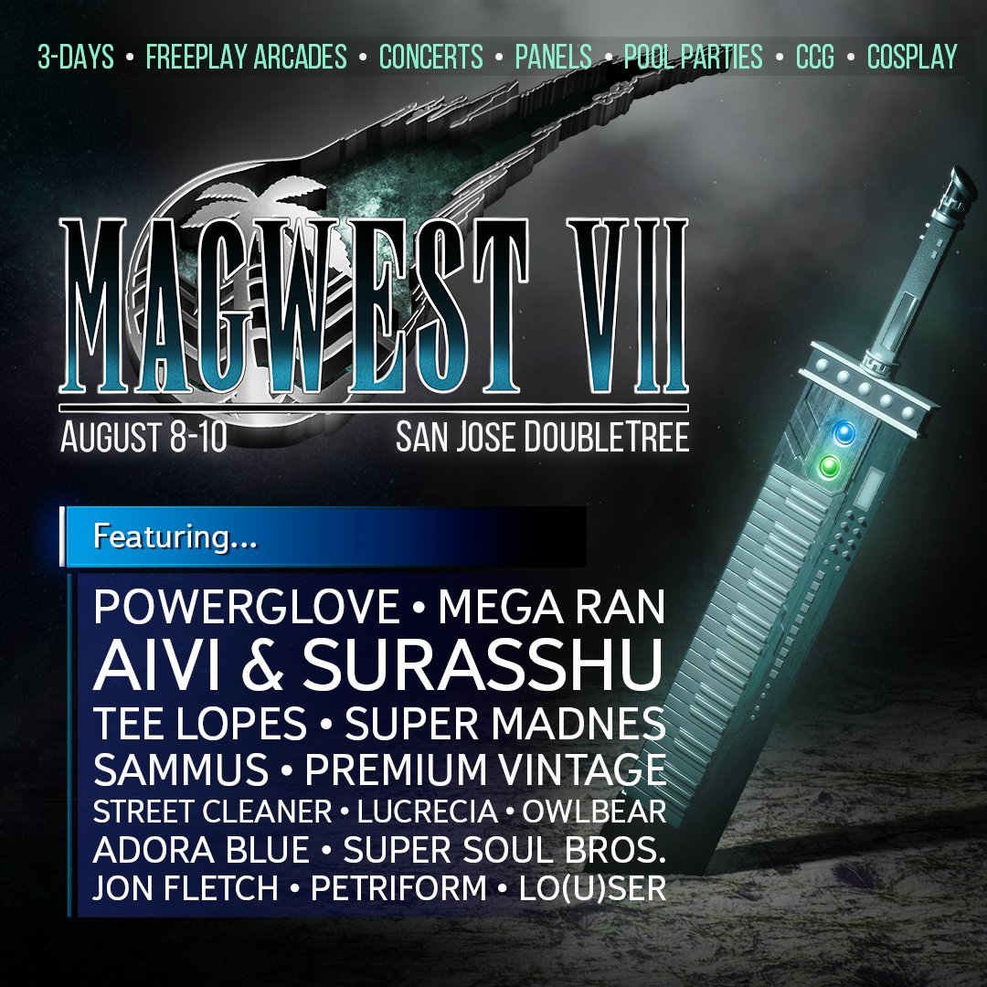 Coming in 🔥HOT🔥 with our ABSOLUTELY STACKED music lineup hitting the Main Stage at MAGWest VII!
That’s right! We’re announcing ALL of our main stage music performances. Right here. Right now!
See you in August!