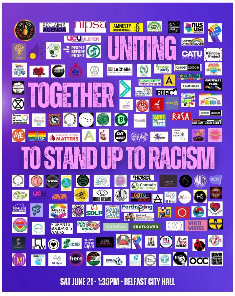 We, along with so many other amazing groups, have endorsed the STAND UP TO RACISM rally tomorrow. Please get along if you can. ✊🏻