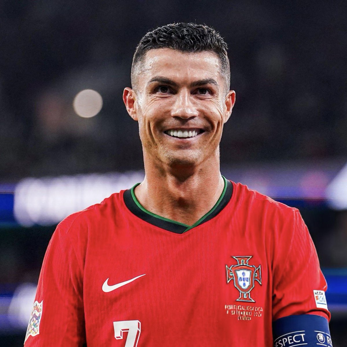 How many career Goals is Cristiano Ronaldo retiring with? 🐐
