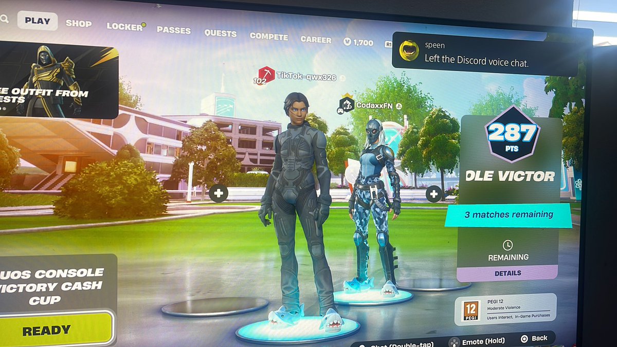 Qual finals w Codaxx
Game crash in best game ever but all good