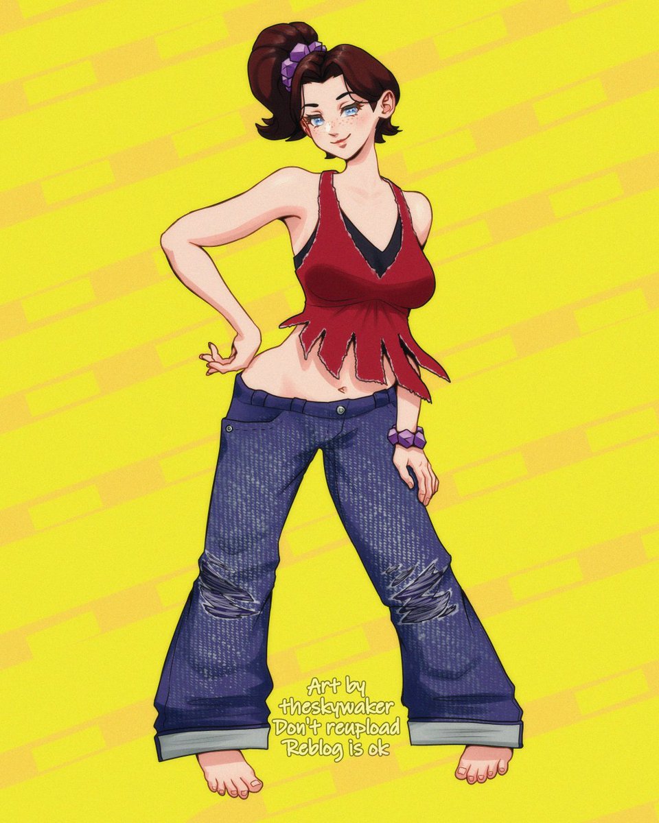 pauline from mario odyssey / mario kart world in donkey kong bananza outfit!