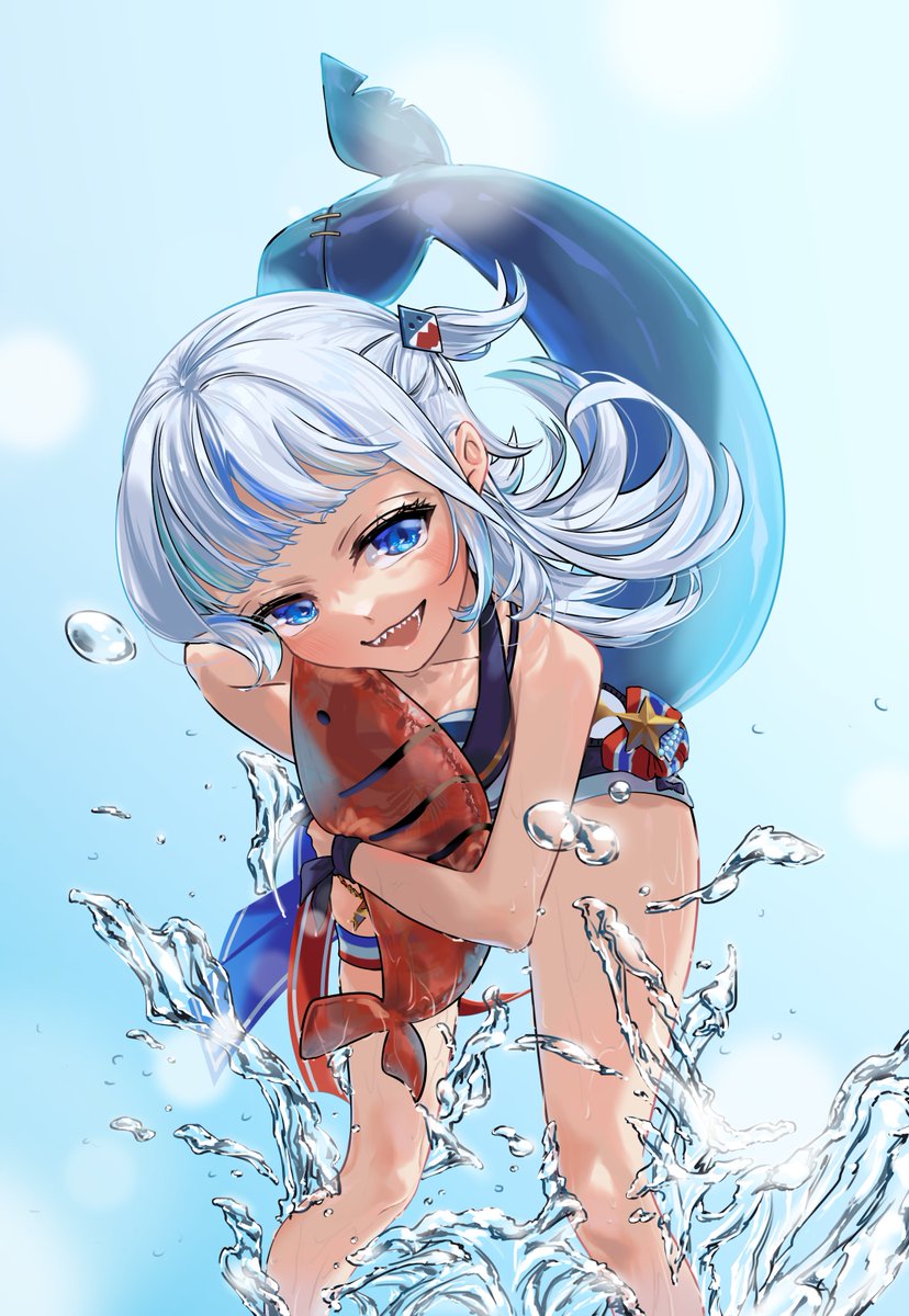meow_natsuyuki's tweet image. Happy Birthday~~
Thank you, our cutest shark
#gawrt