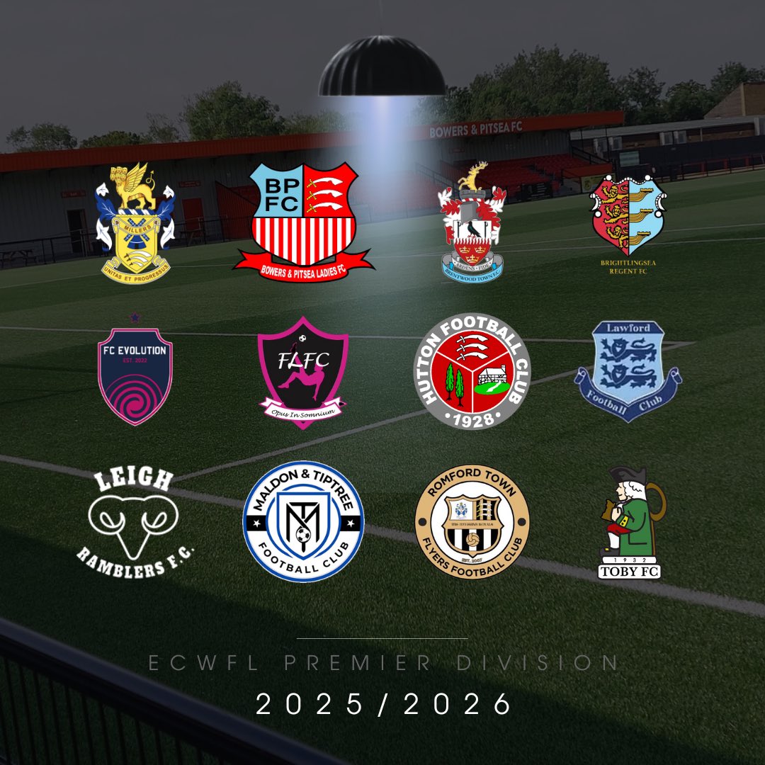 🔐 𝐋𝐨𝐜𝐤𝐞𝐝 𝐈𝐧 𝐟𝐨𝐫 𝟐𝟎𝟐𝟓/𝟐𝟔

Following the AGM last night, we are pleased to announce that our Reserves have been confirmed in the <a href="/ecwfl/">Essex County Womens Football League</a> Premier Division

🤝 We can’t wait to lock in some huge games upon our return!

#UpTheBowers
