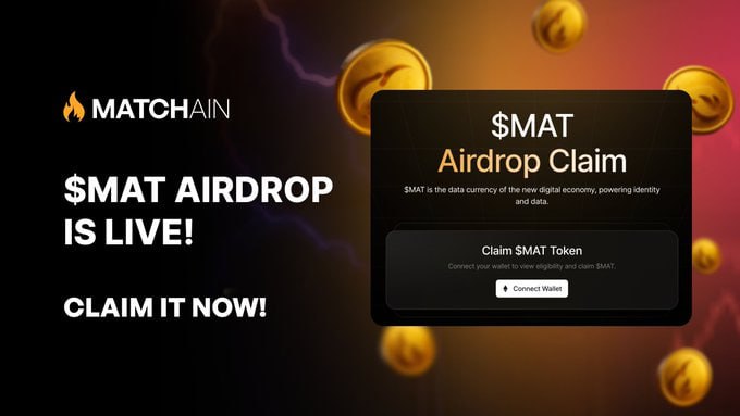 YieldOracle's tweet image. 🔥 #Matchain $MAT Airdrop in full swing!
🎉 Check here: airdrop.matchains.network
🔔 #MAT Max Supply: 100 million
🔥 #MAT Total Supply: 40 million
🎁 Airdrop: 3.75% of Total &amp;amp; 1.5% of Max