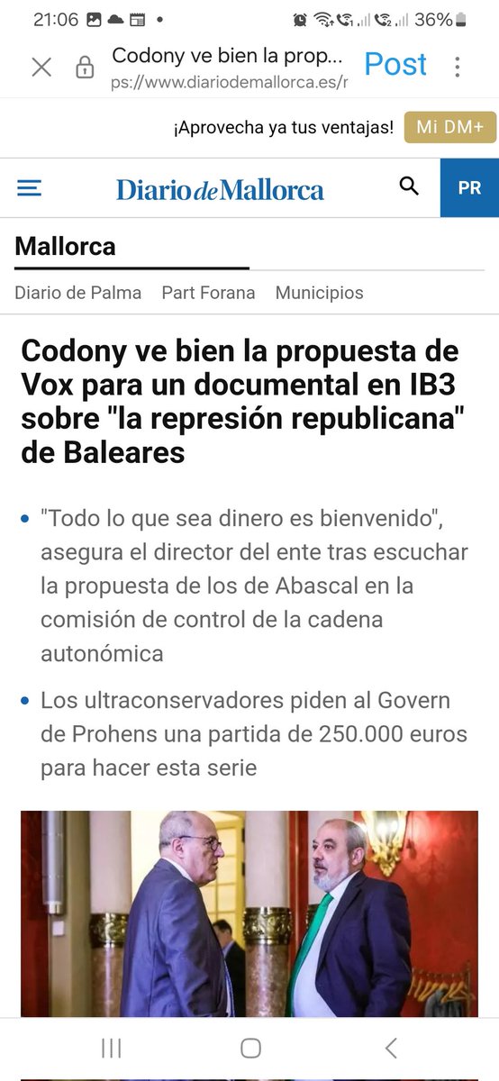 Després de negar la ciència quan no diu el que ells volen (recursos naturals, escalfament global o vacunes), i negar l'evidència lingüística, (inventant el balêà) ara vendrà: canviar la història com a mi m'agradi 🫢😬🙈🤌. El culte a la ignorància d'aquesta gent és insuperable.