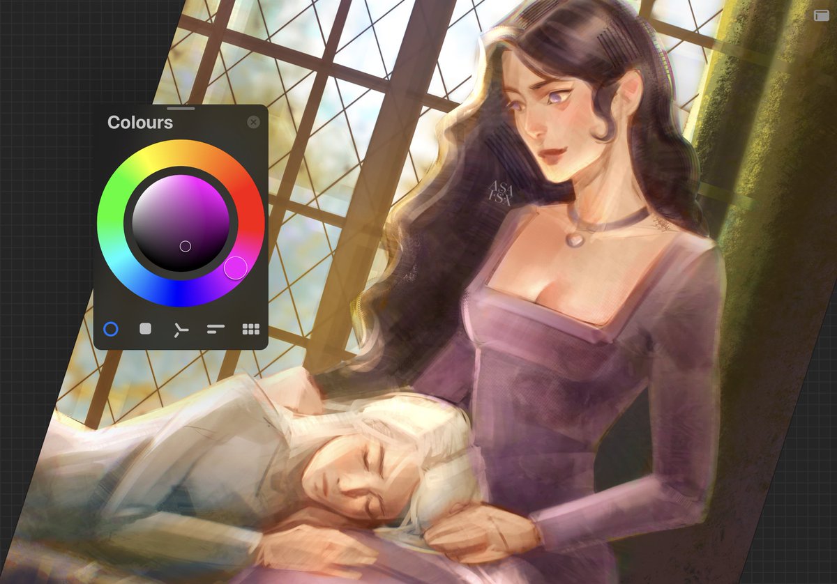 asaisxart's tweet image. Just watched The Witcher series had to draw them #Ciri #Yennefer