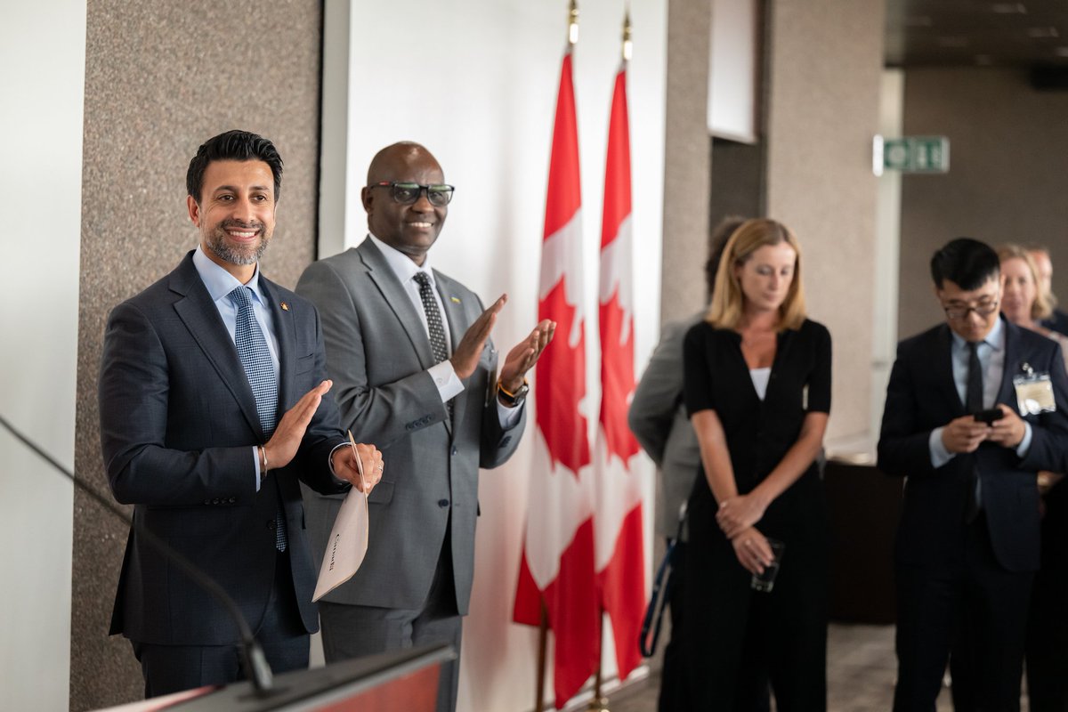 Canada Côte d'Ivoire (@canembci) on Twitter photo Minister of <a href="/CanadaTrade/">Canada Trade</a> Maninder Sidhu spoke with African diplomats about strengthening #Canada-#Africa ties.
Under Canada’s Africa Strategy, we are building lasting partnerships to diversify trade and create shared prosperity. 🇨🇦🤝🌍 Minister of <a href="/CanadaTrade/">Canada Trade</a> Maninder Sidhu spoke with African diplomats about strengthening #Canada-#Africa ties.
Under Canada’s Africa Strategy, we are building lasting partnerships to diversify trade and create shared prosperity. 🇨🇦🤝🌍