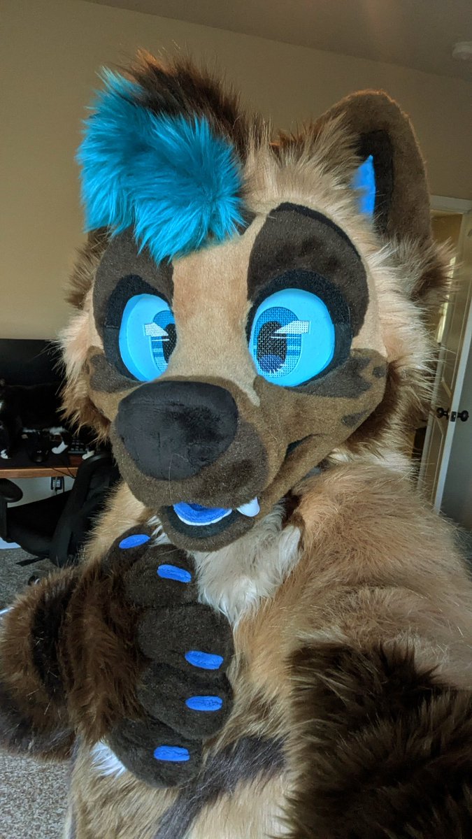 hi everyone! first ever #FursuitFriday post!