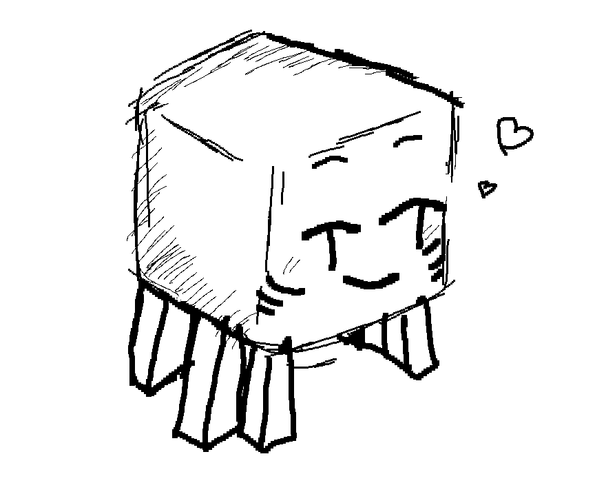 GamePalCartoons's tweet image. Happy ghast drawing tablet doodle
#minecraft #art