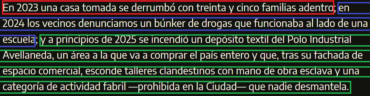 Este sábado conversaremos sobre puntuación y uno de nuestros puntos de partida será este párrafo de Josefina Licitra publicado recientemente en elDiarioAr. El párrafo es una clase en sí misma y veremos por qué. Es gratuito.
