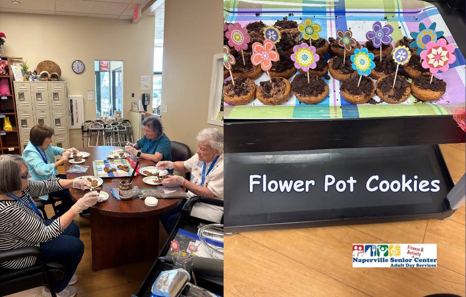 NaperSrCenter's tweet image. Our Members did a great job making #FlowerPotCookies 🍪 yesterday on the #lastdayofspring! Everyone enjoys their hard work! 😋

#NSC #ComeJoinTheFun #HomeAwayFromHome #seniorcare #adultdayservices #adultdaycarecenter #bakingwithJenn