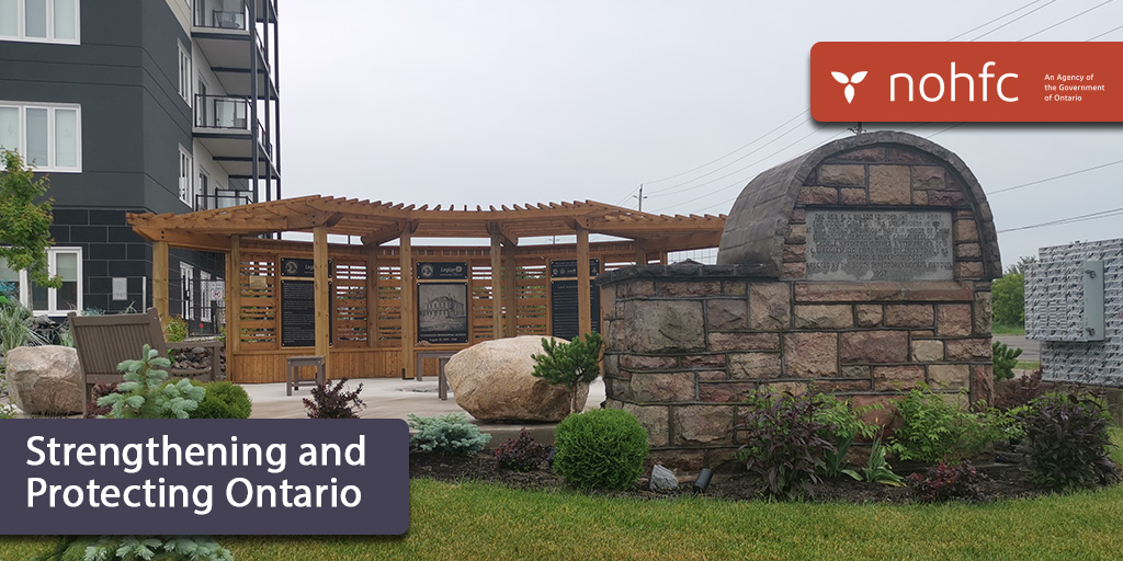 Through the <a href="/NOHFC/">NOHFC</a>, Ontario invested $2.2M to build the new Royal Canadian Legion Branch 25 &amp; restore the Wawanosh Monument.

Investments such as these help to build stronger Northern Ontario communities: bit.ly/449nOaV