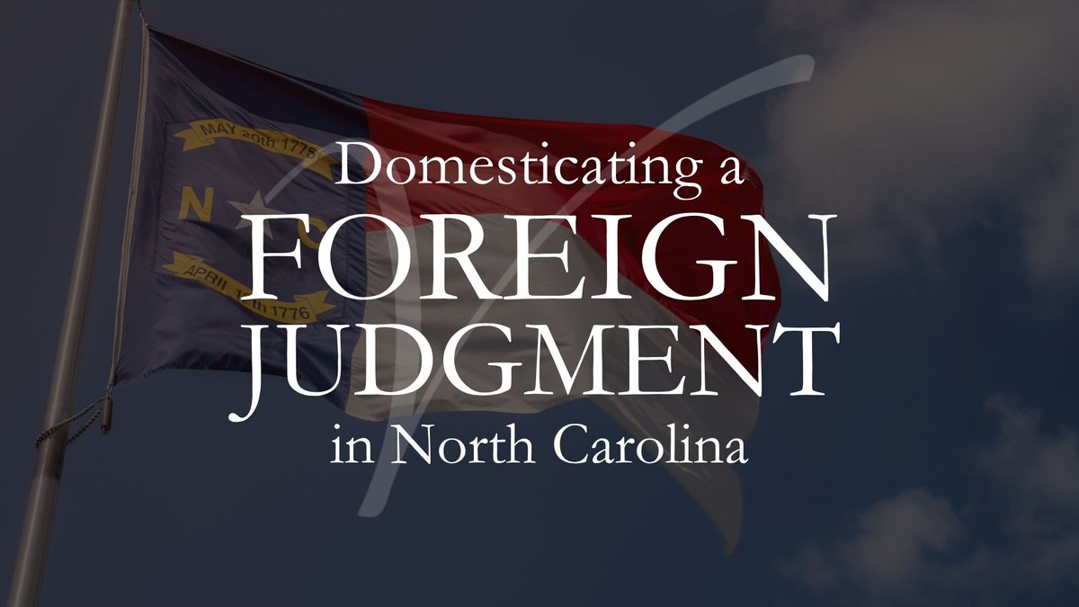 Do you have a judgment in another state but need to enforce it in NC? You may need to “domesticate” it first. This legal process makes your out-of-state judgment enforceable here—unlocking liens, garnishments &amp; more. Learn how: vannattorneys.com/domesticating-… #NCLaw #JudgmentEnforcement