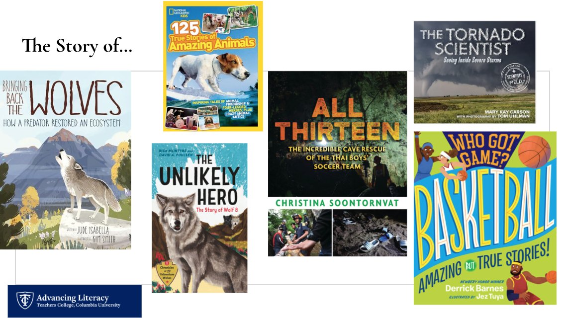 TCAdvancingLit's tweet image. #Read widely! Find joyful #reading #discussions in #narrative #nonfiction #books #kidlit #ReadMore #literacy #education