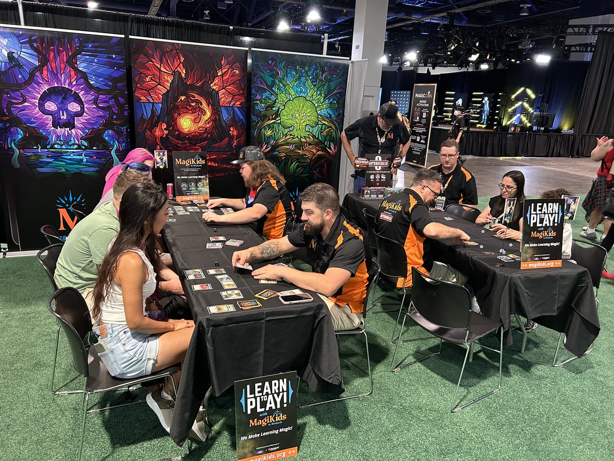 Swing by the <a href="/magikidsMTG/">MagiKids.org ♻️ MTGSchools</a> booth on the 2nd floor and say hello!#MCVegas