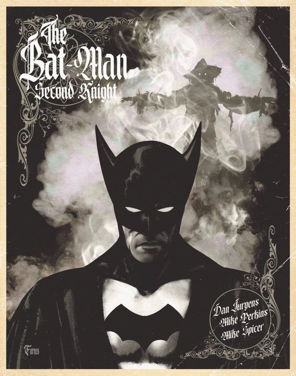 Variant cover for Bat-Man Second Knight #1.