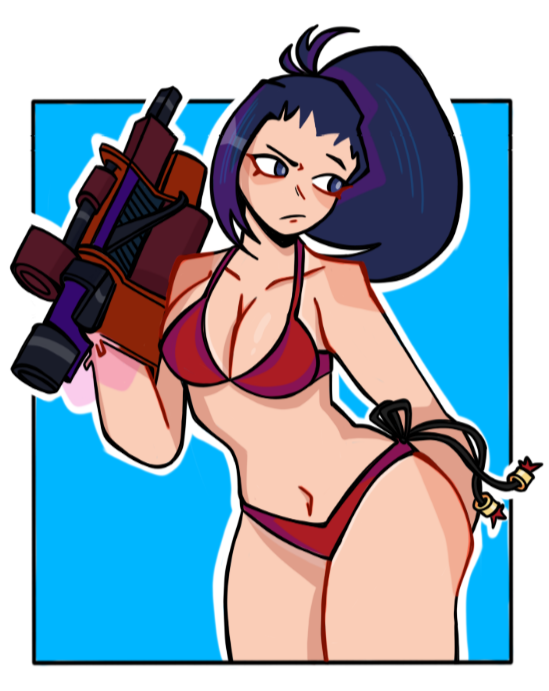 whoever knocked down her sand castle might live to regret it 🪆🏖️